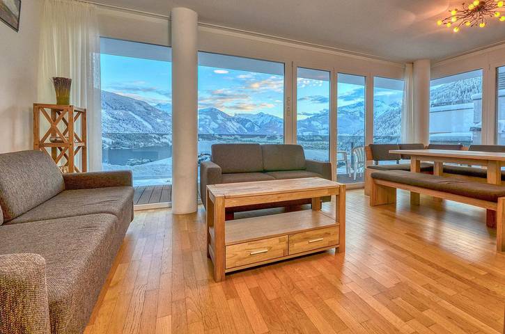 Ferielejlighed for 8 personer, med Søudsigt i Zell am See