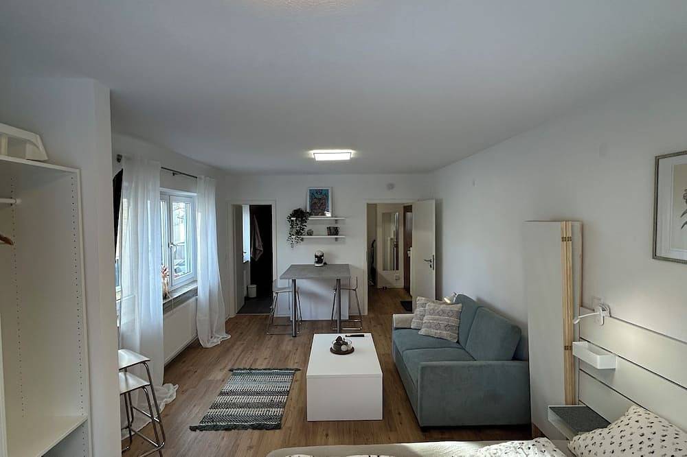 Geheel appartement, Kempten central 1-room apartment with parking space in Kempten in Allgäu, Zwaben (Bayern)