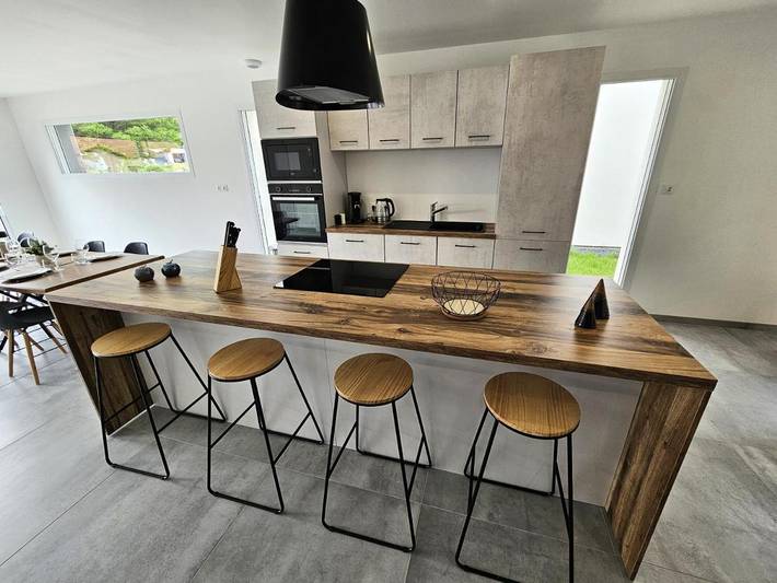 Maison de vacances pour 8 personnes, avec Terrasse et Jardin