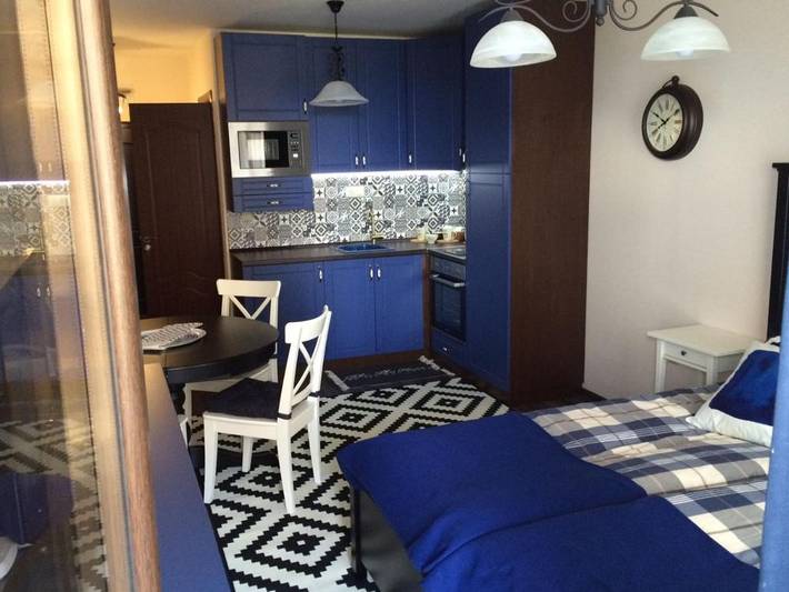 Apartament wakacyjny dla 2 osób, z balkon i widok w Pomorie