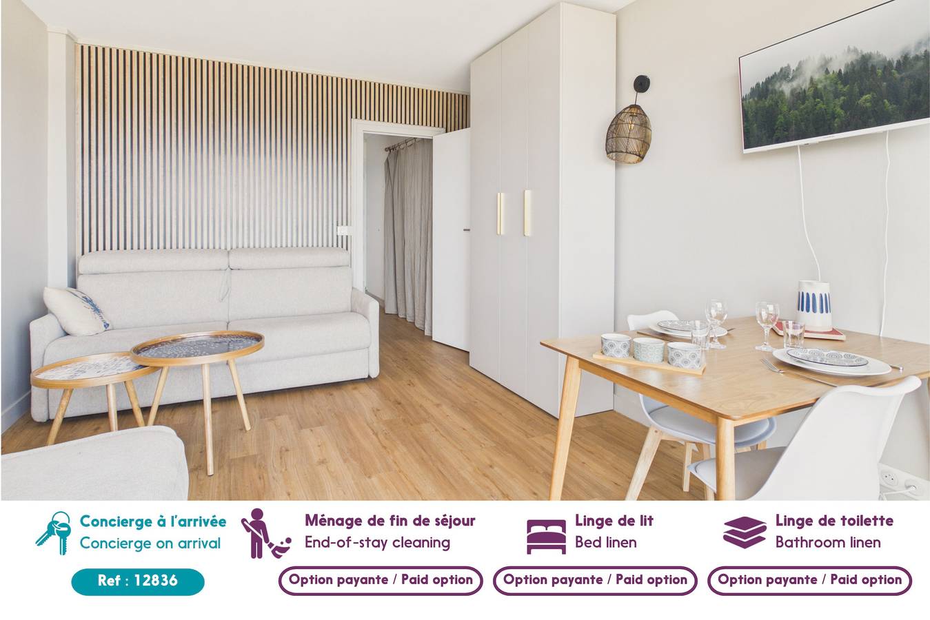 Estudio entero, Apartamento con vista al mar a 100 m de la playa in Le Croisic, Côte de Jade
