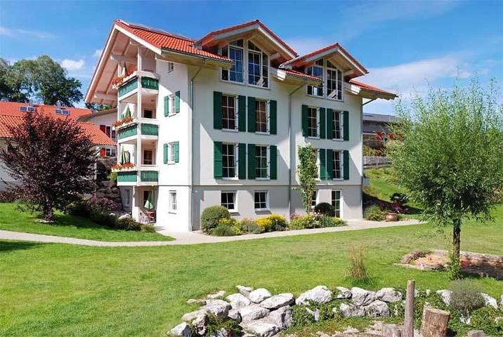 Ferienhaus für 4 Personen, mit Balkon und Garten sowie Sauna in Blaichach