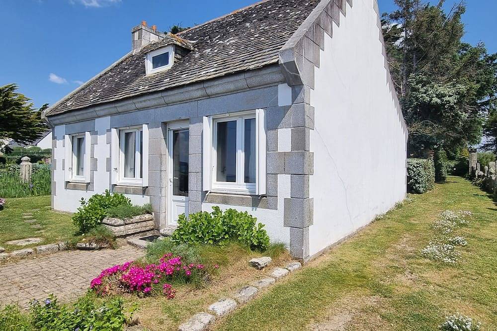 Einstöckigen Haus auf das Meer Cabellou mit Blick - sehr schöner Garten in Le Cabellou, Concarneau