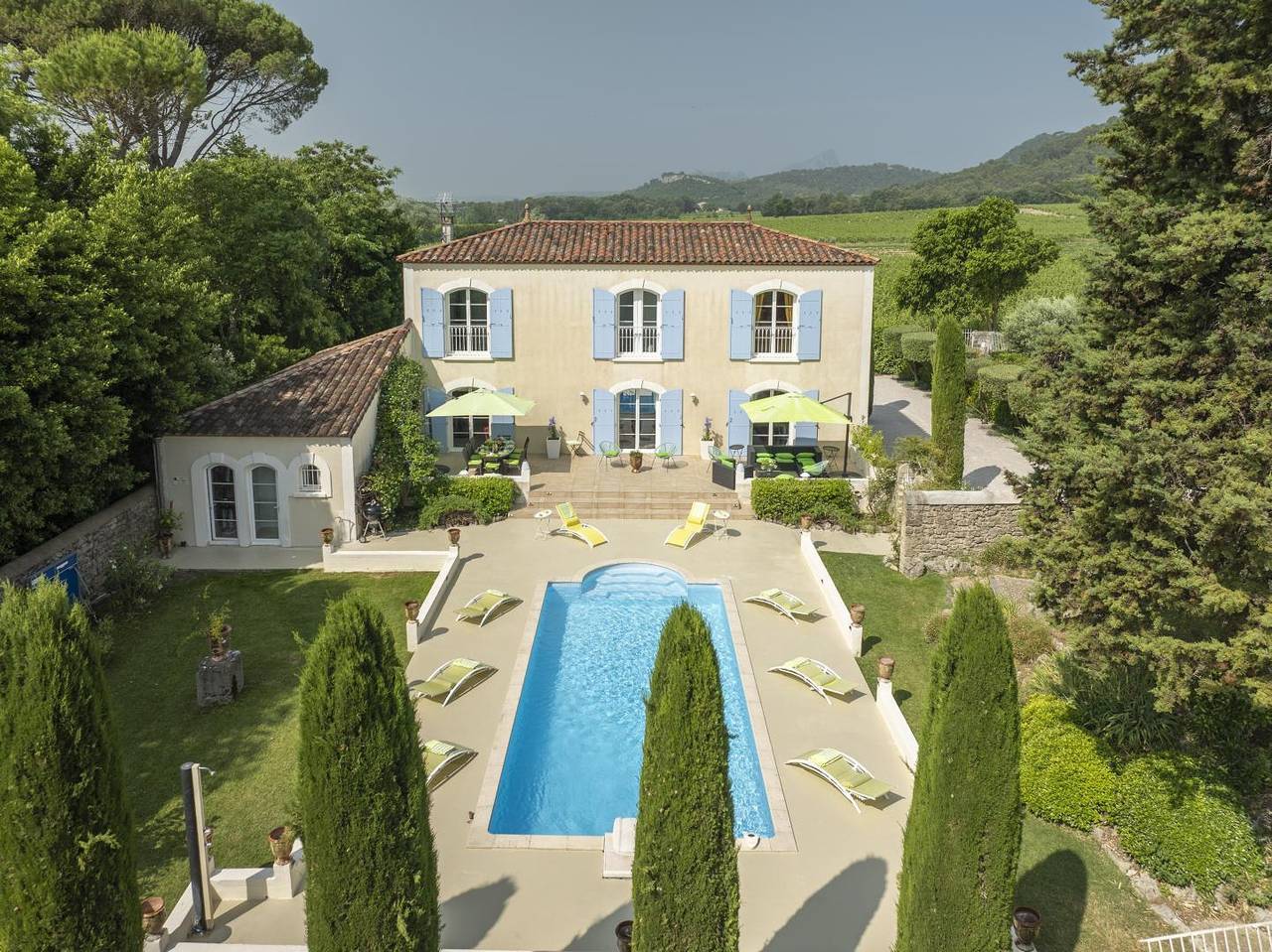 La Villa Ricôme in Fontanès, Côte méditerranéenne (France)