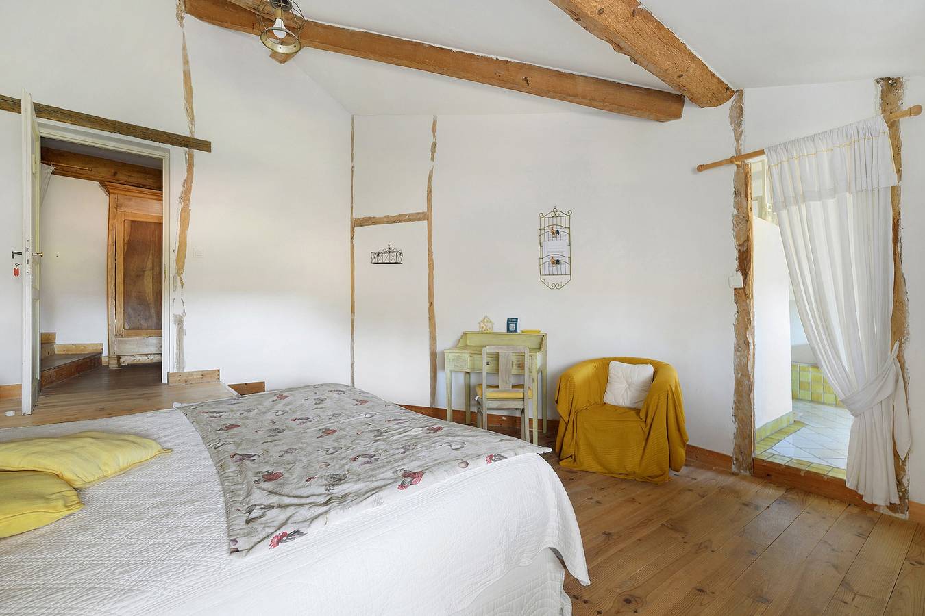 Chambre d’hôtes « Le Poulailler » avec terrasse commune, jardin partagé et Wi-Fi in Rieucros, Ariège