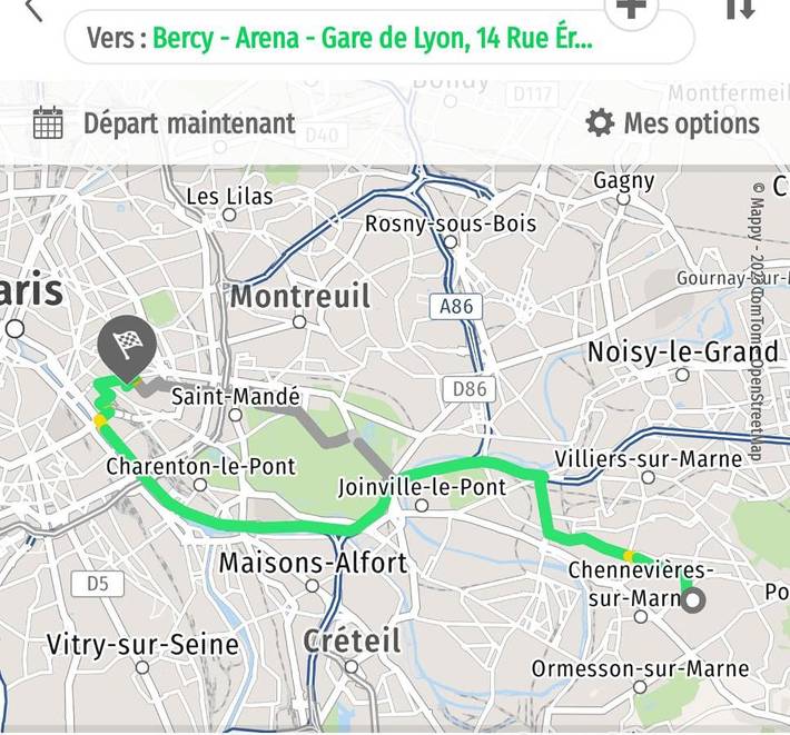 Gîte pour 5 personnes, avec balcon à Chennevières-sur-Marne - 2