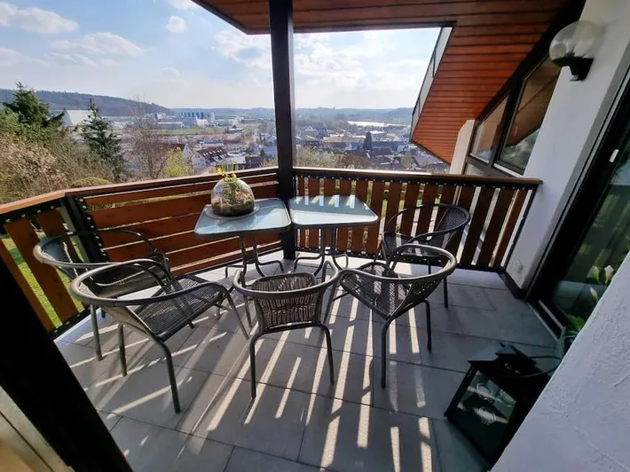 Ferienwohnung für 3 Personen, mit Seeblick und Garten sowie Ausblick - 1