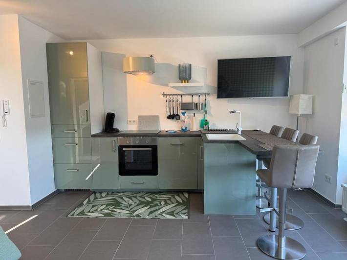 Ferienwohnung für 3 Personen, mit Balkon und Terrasse sowie Garten und Seeblick in Kell am See - 4