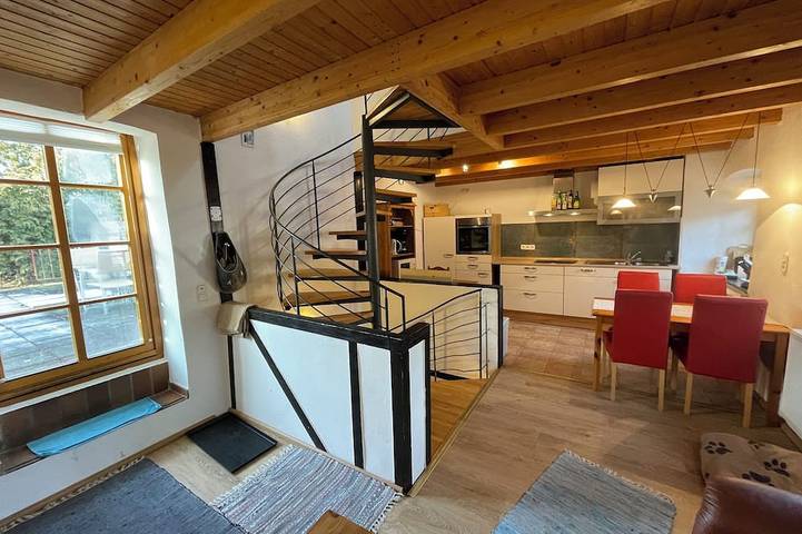 Ferienhaus für 4 Personen, mit Terrasse und Garten, mit Haustier