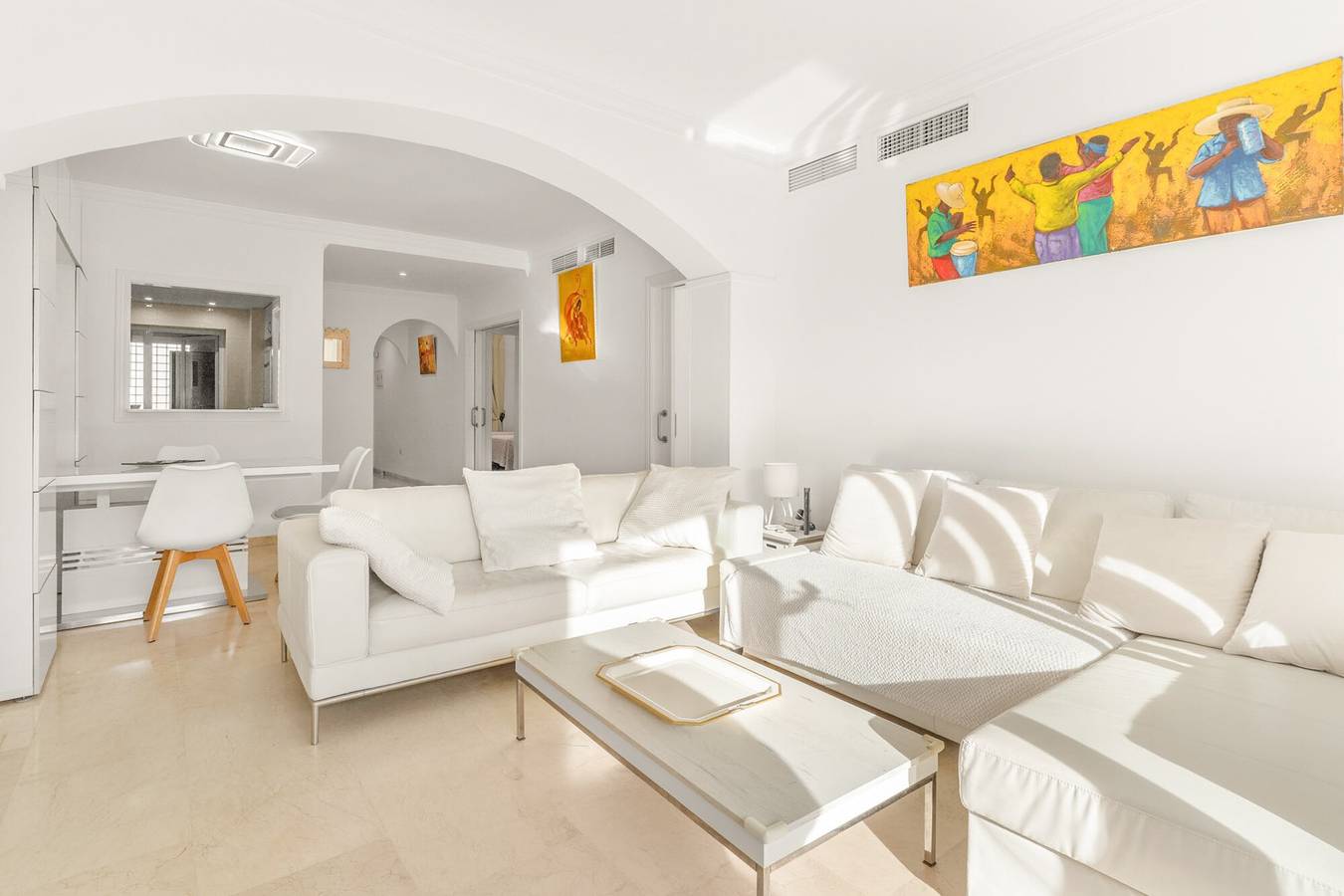 Hel leilighet, Ferieleilighet for 4 personer med hage in Marbella Øst, Marbella