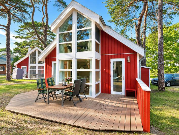Maison de vacances pour 6 personnes, avec terrasse ainsi que jacuzzi et sauna, animaux acceptés - 1