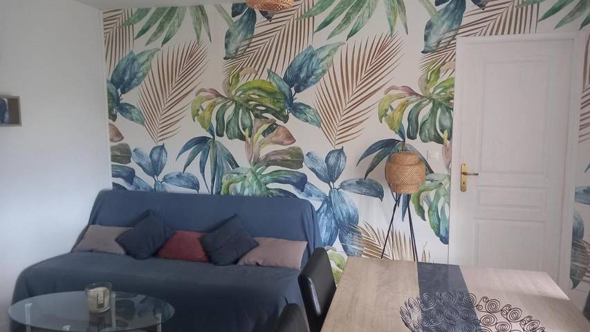 Gîte pour 4 personnes, avec jardin et vue à Saint-Esteben