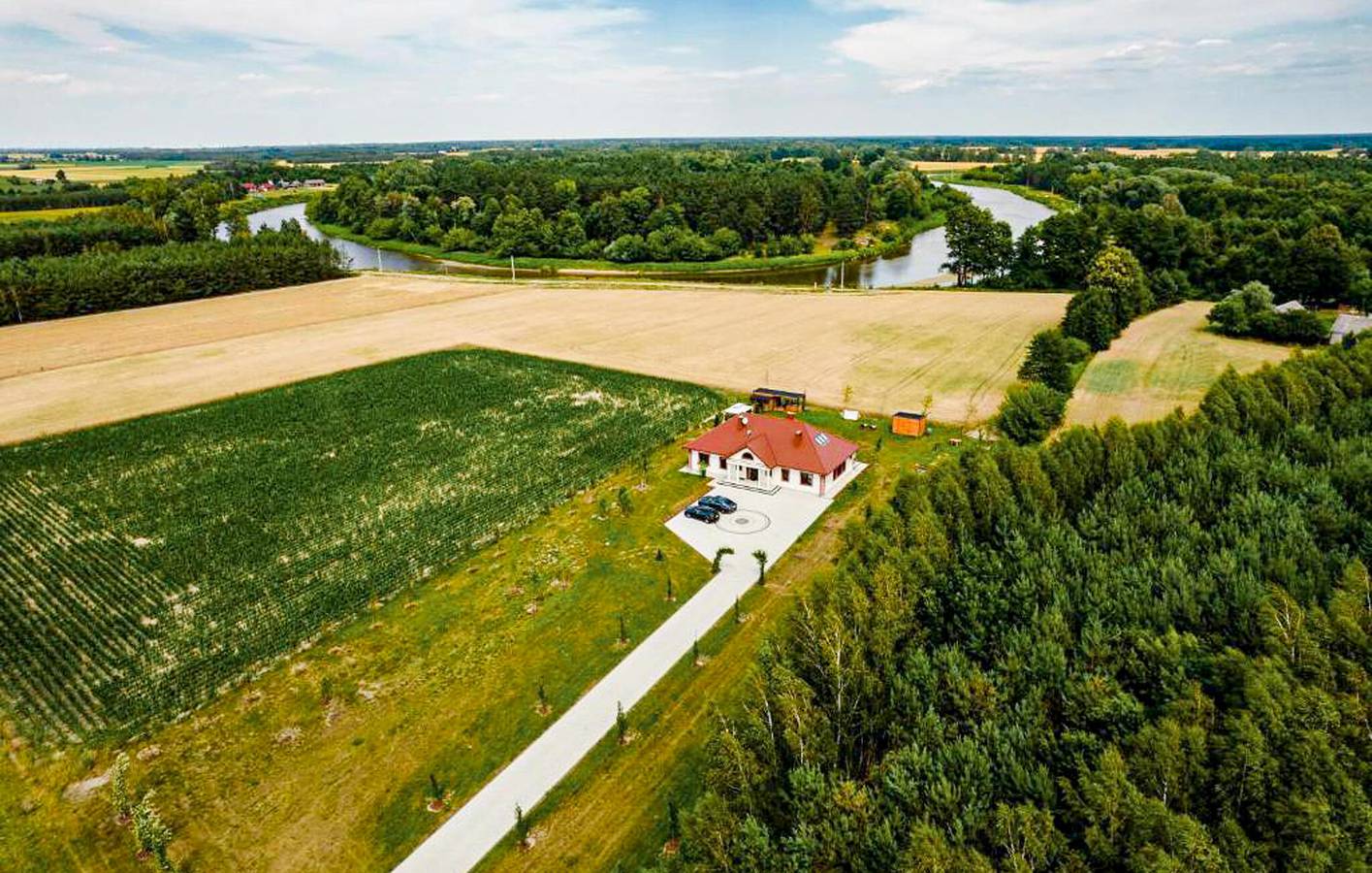 Casa de vacaciones para 10 personas con terraza in Región de Lublin