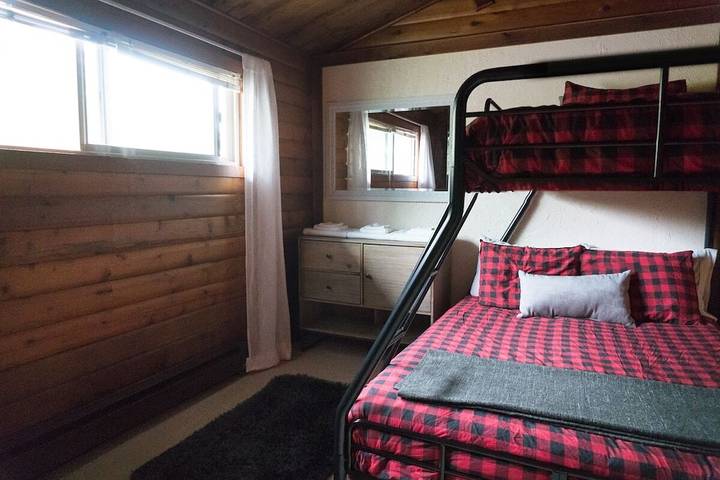 Blockhütte für 6 Personen, mit Garten und Terrasse, mit Haustier in Alaska