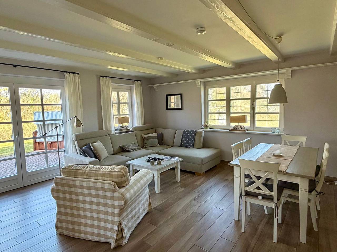 Reetdachhus Fiskerhytte - wunderschöne Reet-Haushälfte in Top Lage. in St. Peter-Bad, St. Peter-Ording