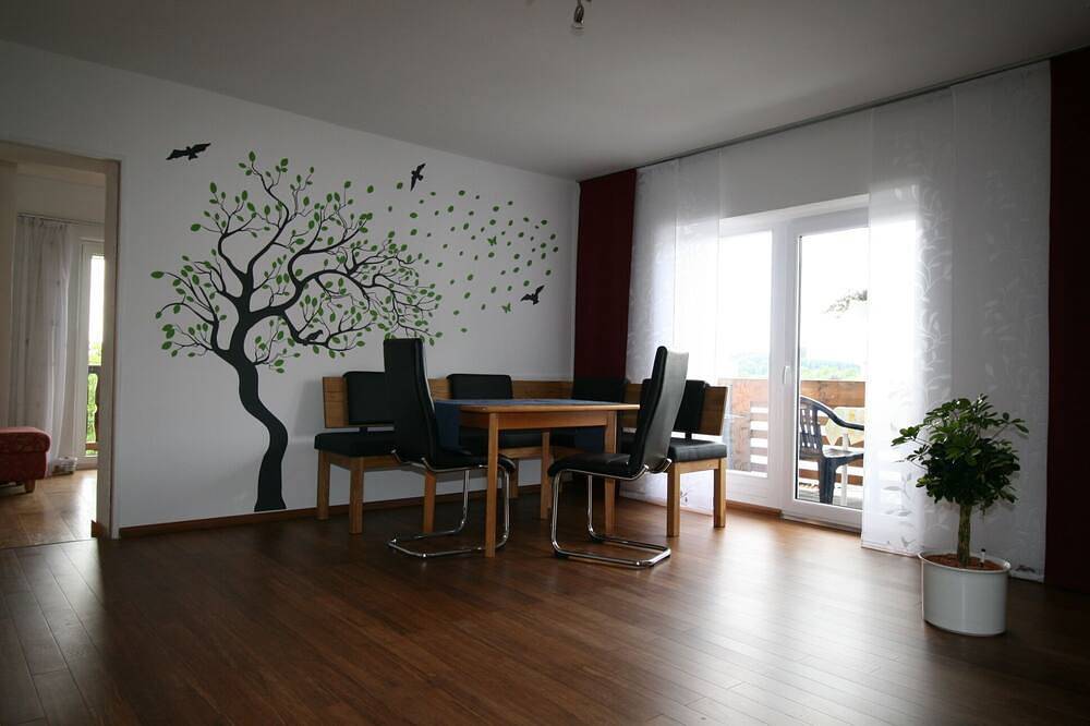 Ferienwohnung in Höhenlage mit Traumausblick in Sankt Oswald-Riedlhütte, Ostbayern