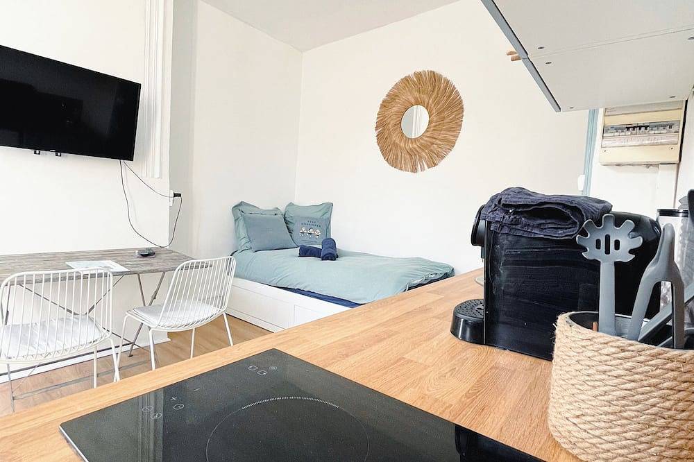 Ganze Wohnung, The blue cocoon in Dünkirchen, Flanderns Dünenküste
