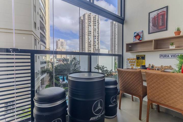 Vacation rental for 2 people, with balcony, with pets in São Paulo