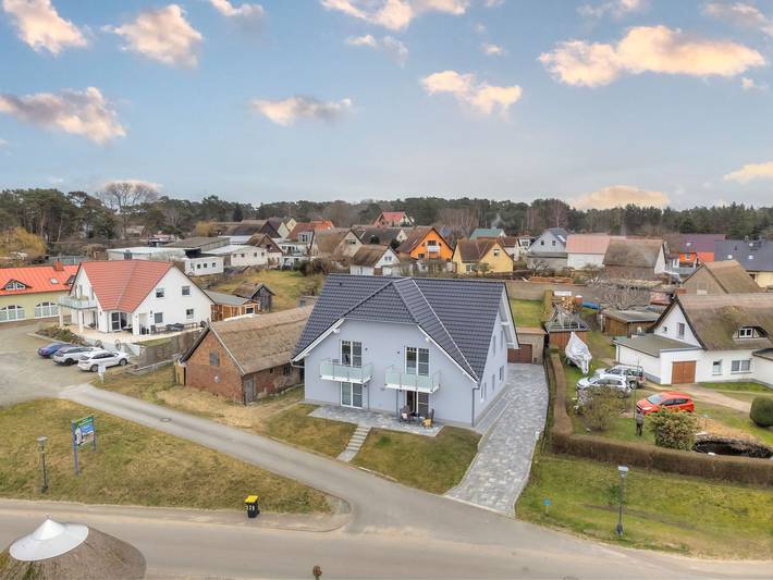Ferienwohnung für 6 Personen, mit Terrasse und Seeblick, kinderfreundlich in Loddin