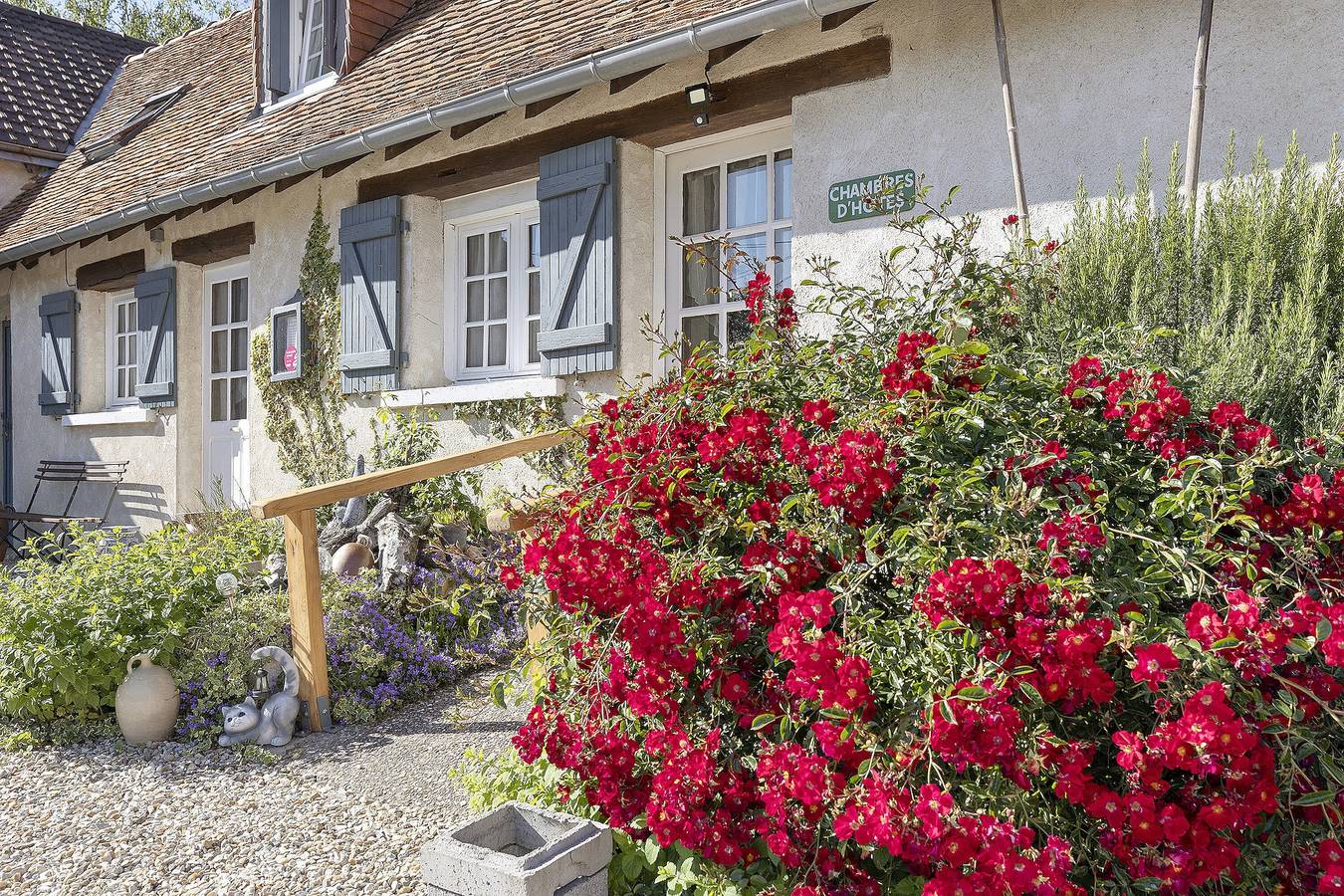 Chambre d’hôtes « La Ferme Des Bigornes - Cheval » avec terrasse, jardin partagés et Wi-Fi in Châtillon-sur-Indre, Région de Châteauroux