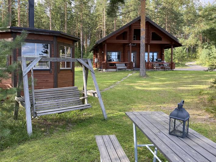 Ferienhaus für 7 Personen, mit Terrasse und Sauna in Ikaalinen