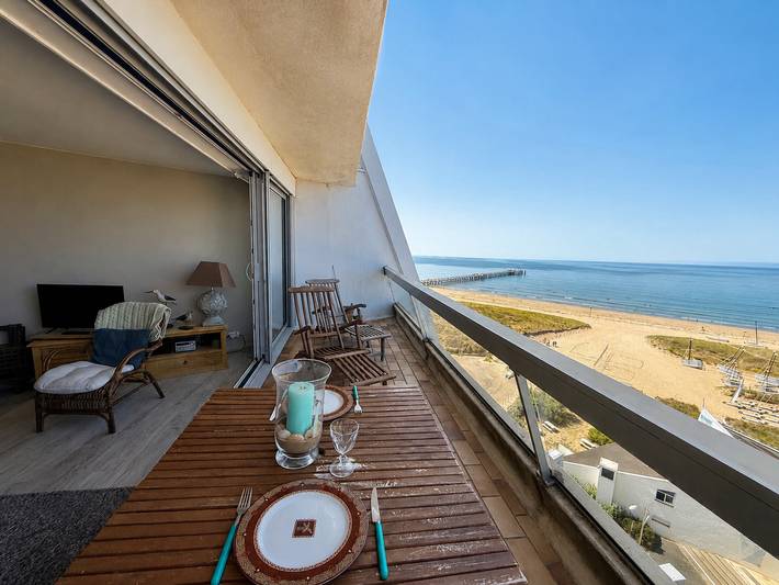 Vakantiewoning voor 3 personen, with Uitzicht op zee and Balkon as well as Terras in Saint-Jean-de-Monts