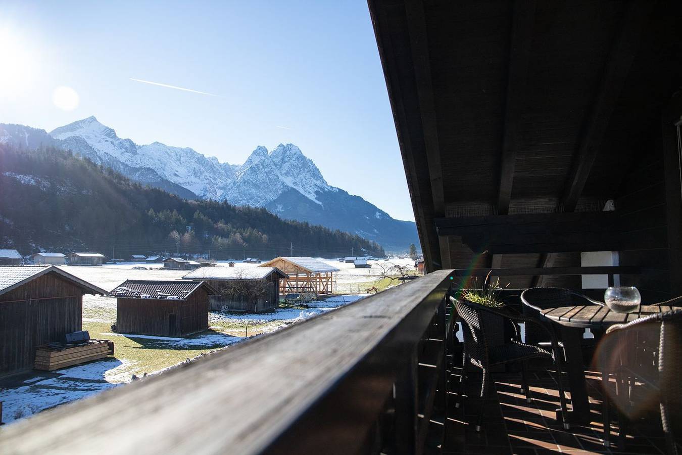 Geheel appartement, Vakantieappartement voor 4 personen met uitzicht in Garmisch-Partenkirchen, Beierse Alpen