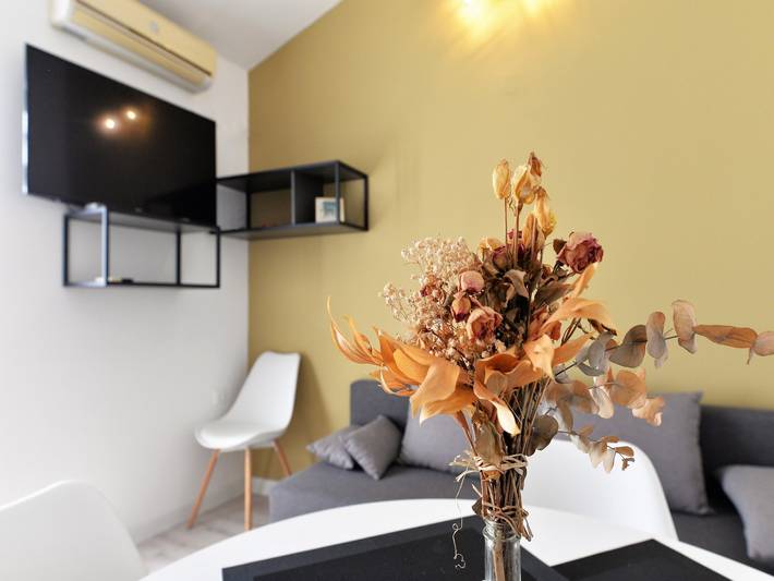 Ganze Wohnung, Ferienwohnung für 3 Personen mit Meerblick in Općina Murter-Kornati, Murter