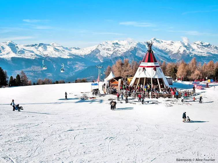 Geheel appartement, 3 kamers 5 personen in Veysonnaz, Walliser Alpen