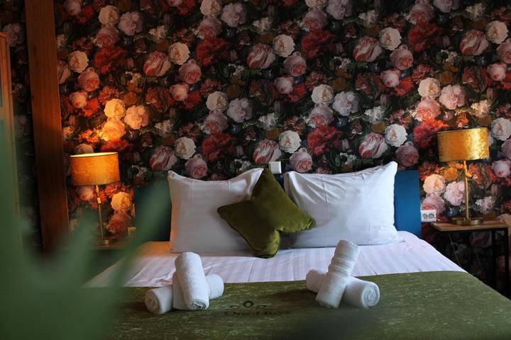 Hotel voor 2 personen, with Terras and Tuin as well as Sauna and Uitzicht in Hippolytushoef