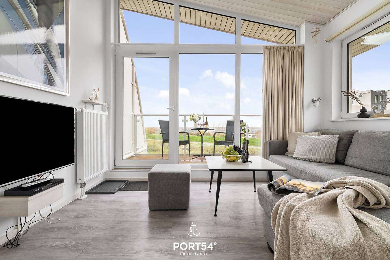 Marina Lounge - tolle Ausstattung, bester Meerblick, gr. Garten, Sauna, Bikeport in Wendtorfer Strand, Wendtorf