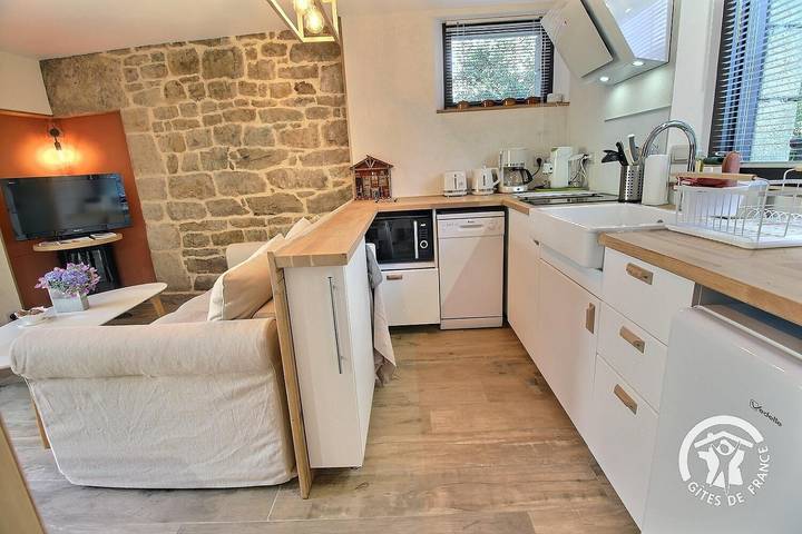 Gîte pour 2 personnes, avec Terrasse ainsi que Jardin et Vue à Brech - 2