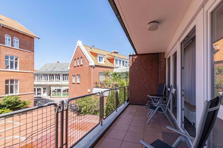 Ferienwohnung für 4 Personen, mit Balkon auf Borkum