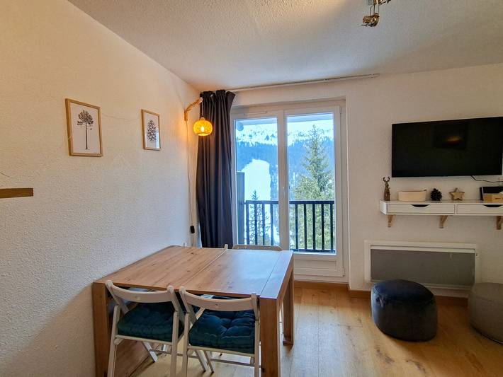 Ganzes Studio, Komfortables renoviertes Studio, nah zu Pisten und Geschäften, Balkon in Flaine, Arâches-la-Frasse