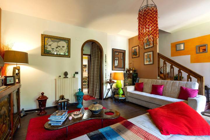 Room 'Bnb Sottosopra - Camera Ocra' with Sea View, Wi-Fi and Air Conditioning in Gallipoli, Tarantobukten