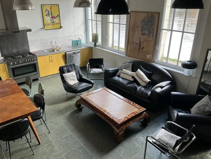 Location de vacances pour 8 personnes, avec jardin et vue à Chouzé-sur-Loire