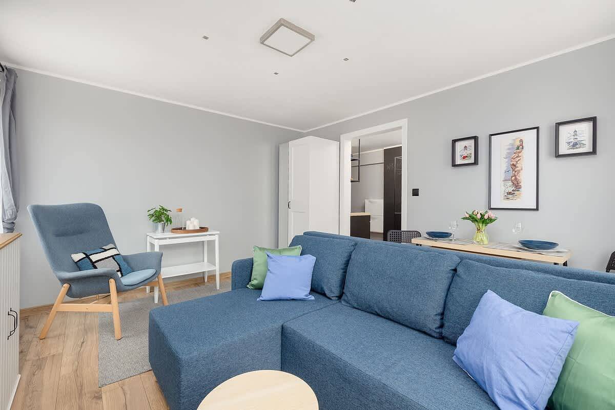 Ganze Wohnung, Stylish Apartment | Place to Work | 500 m to the Beach in Dziwnów, Baltic Sea Pomerania
