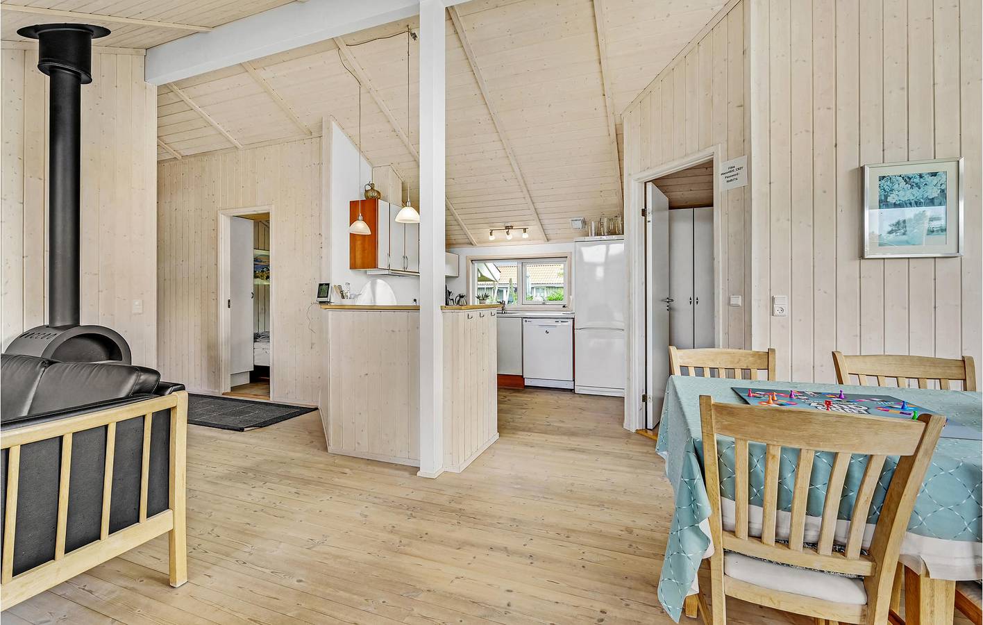 Vacation house for 8 people with yard in Slagelse Region