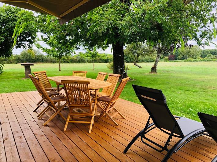 Gîte pour 6 personnes, avec terrasse ainsi que jardin et piscine, animaux acceptés en Gironde - 2