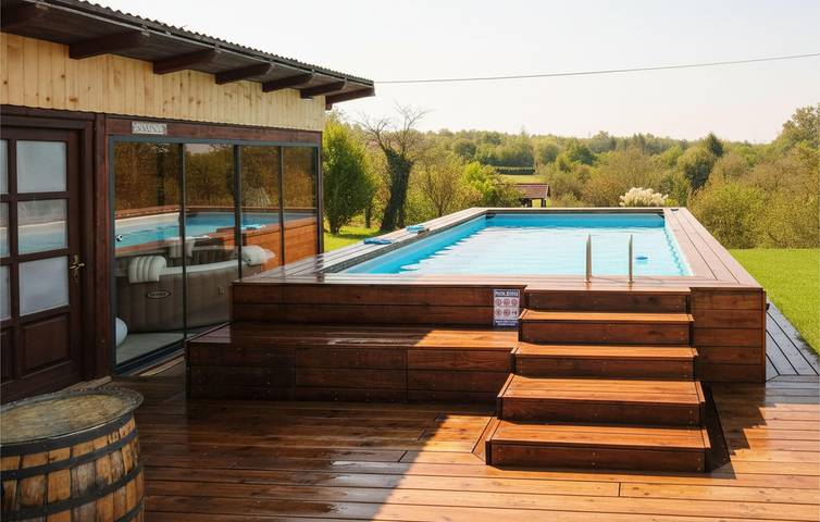Charmante 90 m² große Wohnung mit Pool und Terrasse, 600 m vom Fluss Kupa entfernt in Sisak-Moslavina