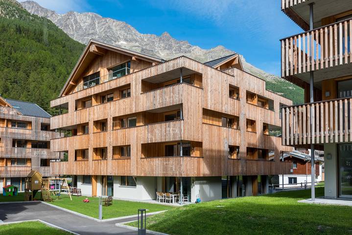 Ferienwohnung für 4 Personen, mit Balkon in Saas-Grund