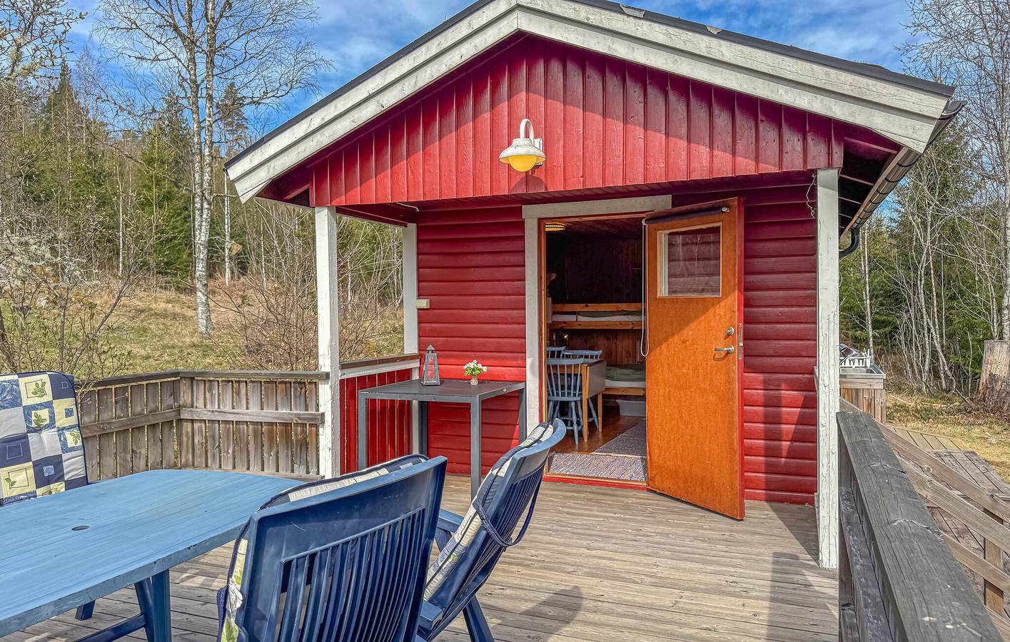 Ferienhaus für 4 Personen mit Terrasse in Ydre und Umgebung