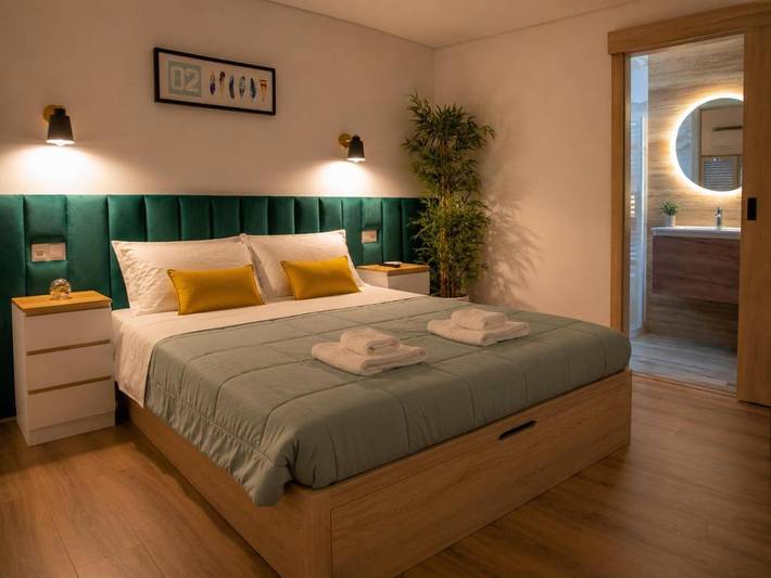 Gîte pour 4 personnes, avec terrasse ainsi que jardin et vue, animaux acceptés à Chaves