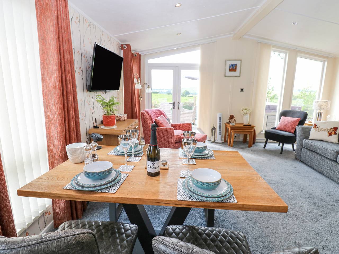 Lodge voor 4 personen met whirlpool in Cumbria