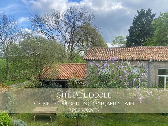 Maison de vacances pour 7 personnes, avec terrasse ainsi que jardin et vue