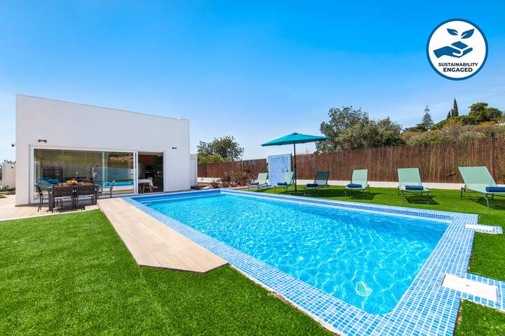 Chalet para 8 personas, con terraza y jardín, Se admiten mascotas en Algarve