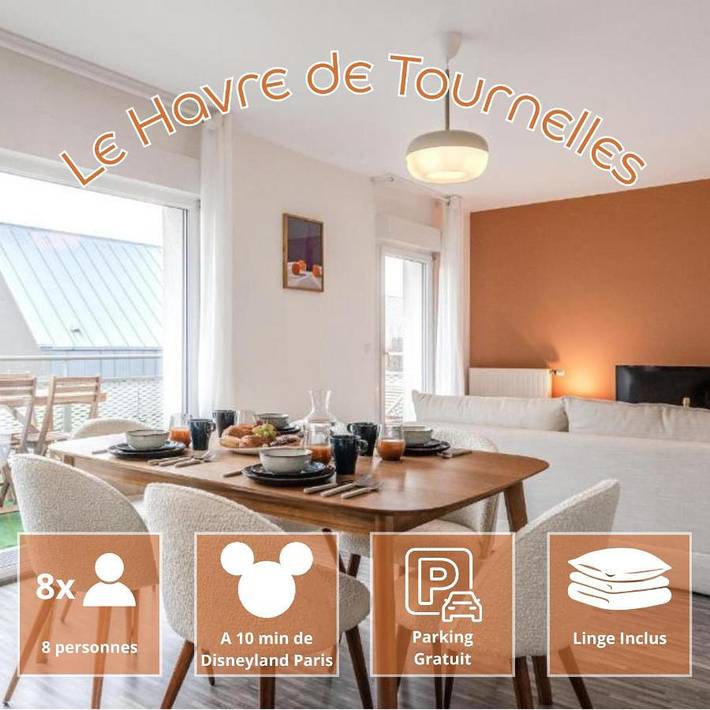 Appartement de vacances pour 8 personnes, avec terrasse