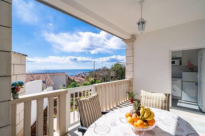 Appartement entier, Appartement de vacances pour 4 personnes avec vue sur l’océan in Dubrovnik, Grad Dubrovnik