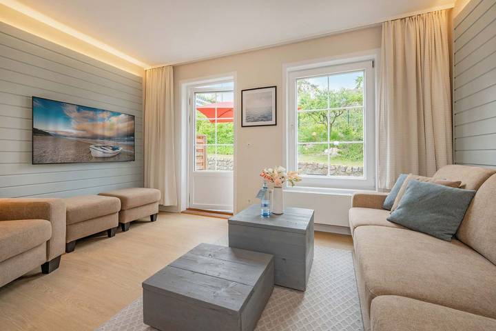 Ganze Wohnung, Alberts Koje - besonders idyllisch gelegenes Schwedenreihenhaus im Seebad Bansin in Bansin, Heringsdorf