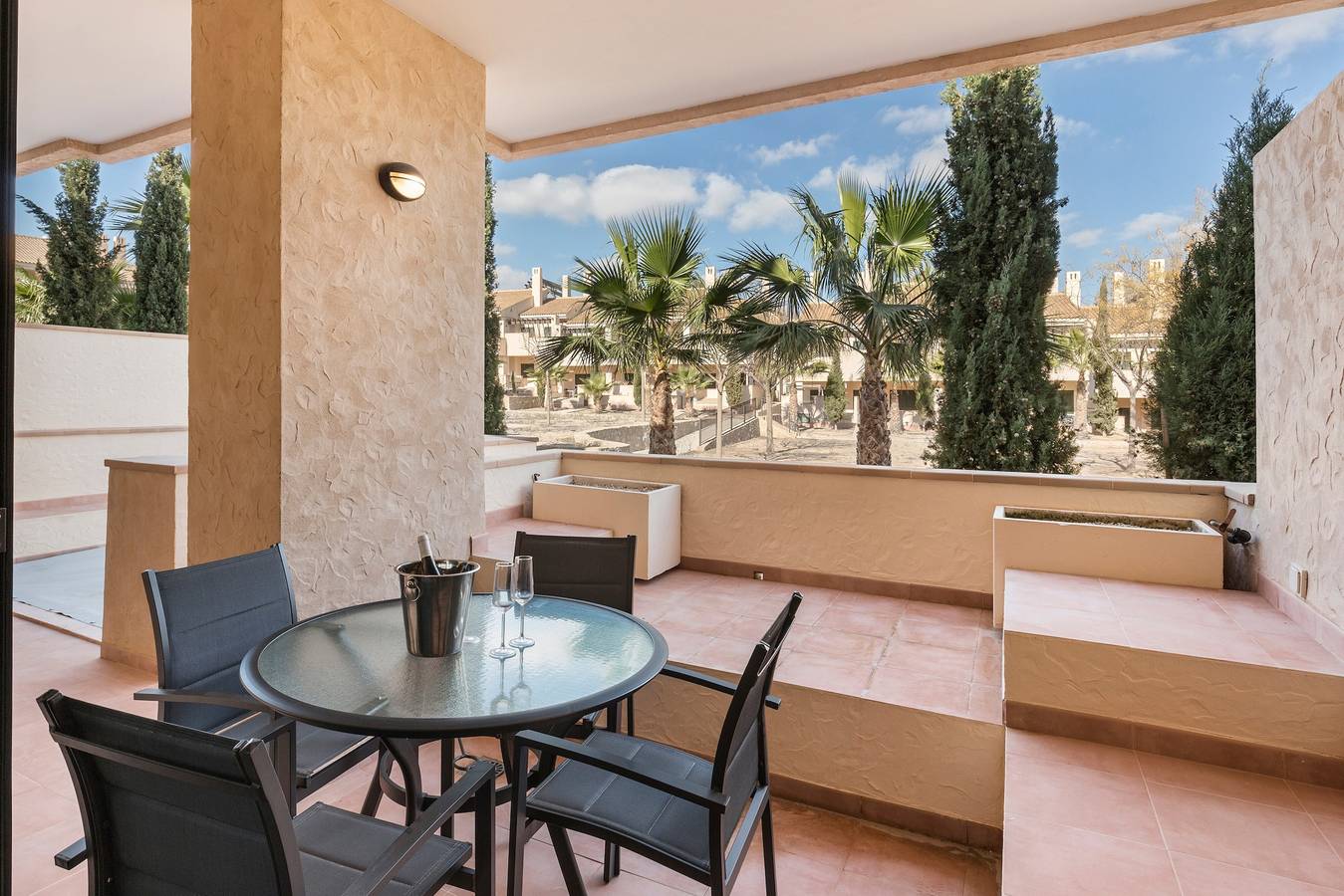 Hel leilighet, Apartment "El Oasis Malta 2 Bajo A" with Shared Pool & Wi-Fi in Hacienda del alamo, Fuente Alamo de Murcia